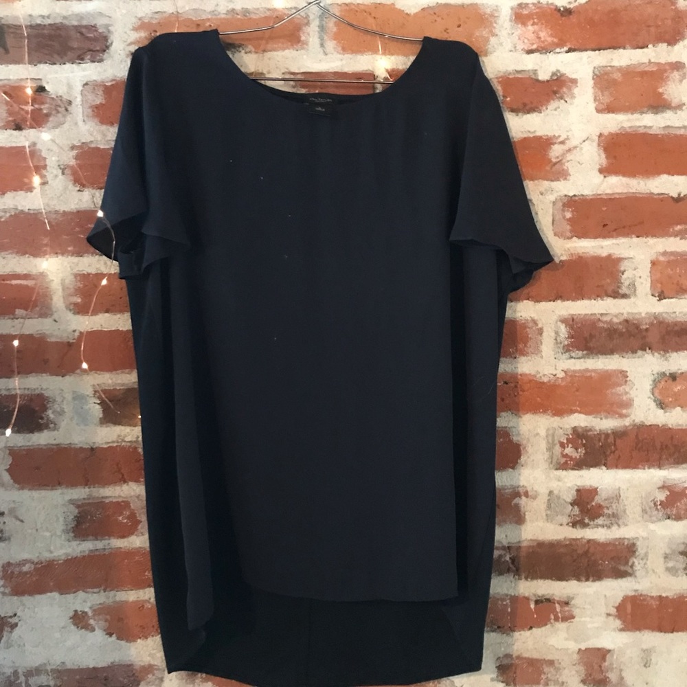 Loft Navy Blue Blouse in Women’s Large